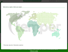 Tablet Screenshot of grupotemper.com